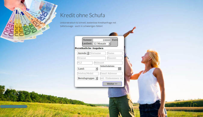 Vorsicht Vor Phishingseite Www Kredit Ohne Schufa Ru Sonstige Fallen Und Erfahrungen Auktionshilfe Info Ebay Paypal Kleinanzeigen