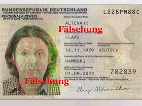Deutscher personalausweis fake