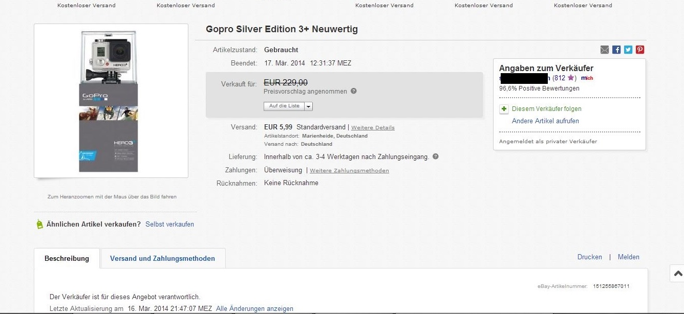 Falsche Artikelbeschreibung Privatkauf Reklamation Recht Und Sicherheit Bei Ebay Und Online Auktionen Auktionshilfe Info Ebay Paypal Kleinanzeigen