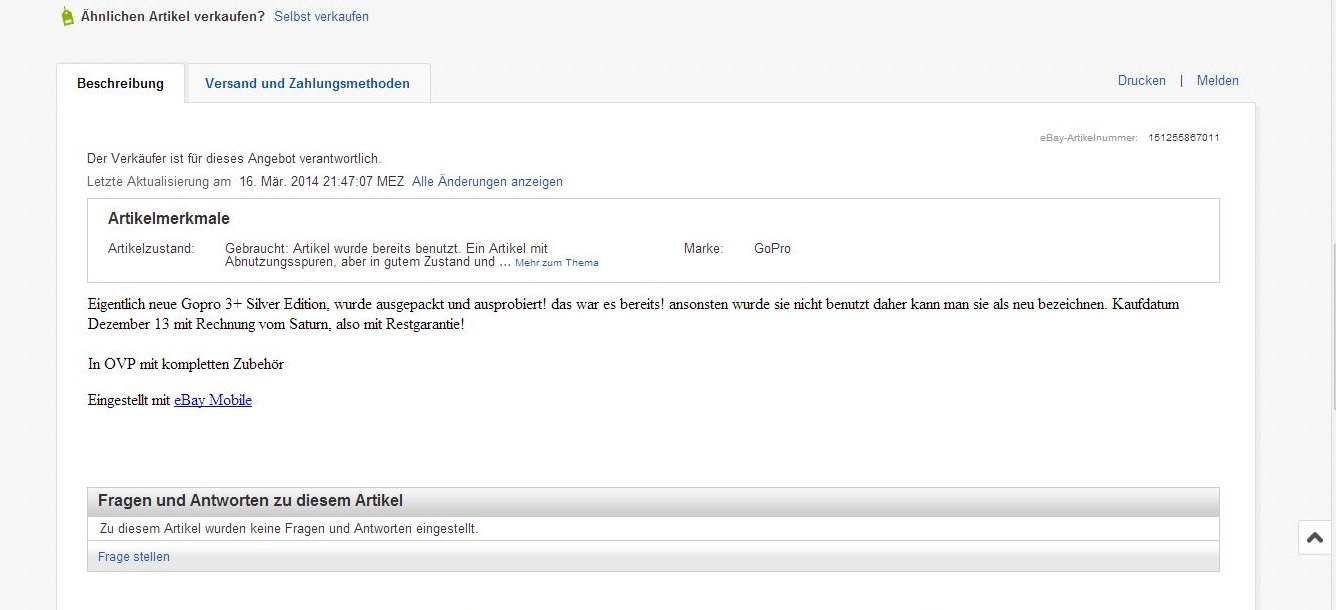Falsche Artikelbeschreibung Privatkauf Reklamation Recht Und Sicherheit Bei Ebay Und Online Auktionen Auktionshilfe Info Ebay Paypal Kleinanzeigen